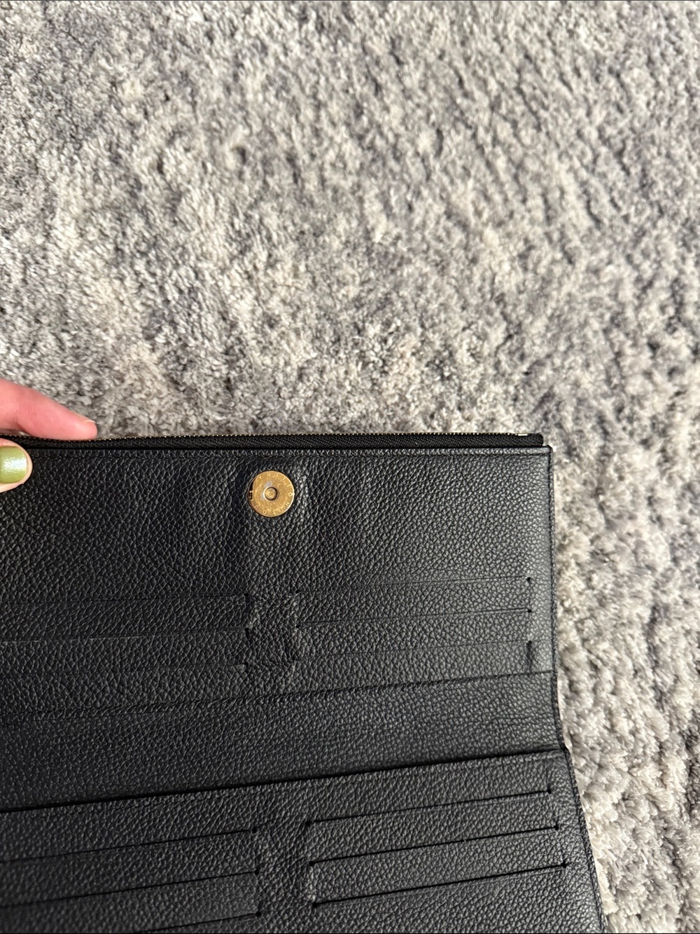 Louis Vuitton Black Monogram Embossed Card & Key Holder - Picture 9 of 17